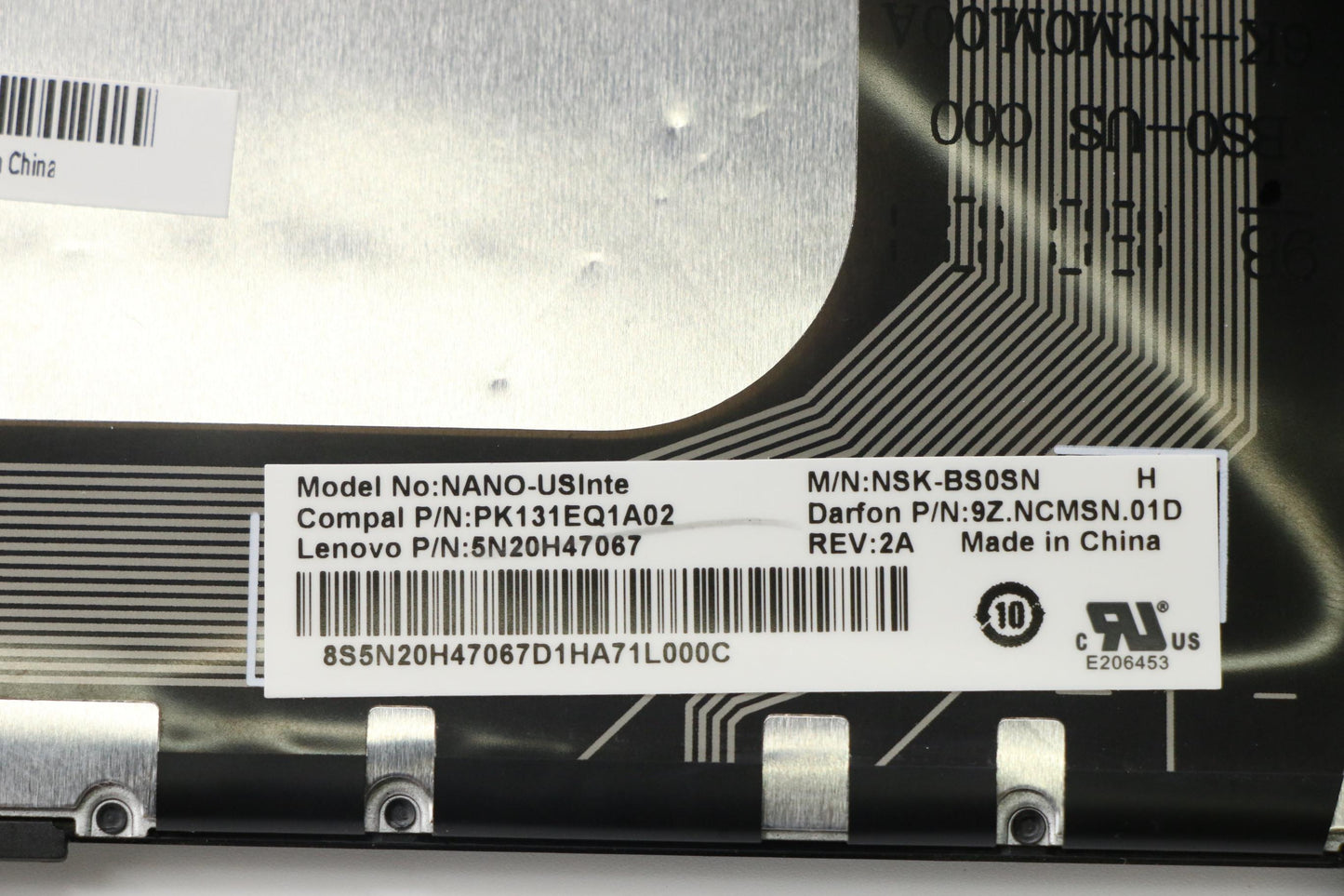 Lenovo Ki Keyboards Internal - 5N20J30737
