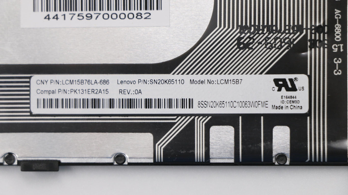 Lenovo Ki Keyboards Internal - 5N20J30744