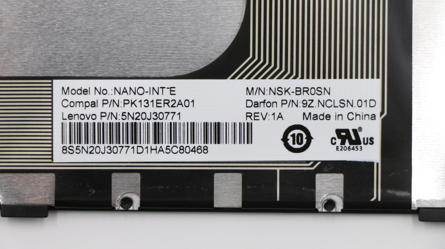 Lenovo Ki Keyboards Internal - 5N20J30771