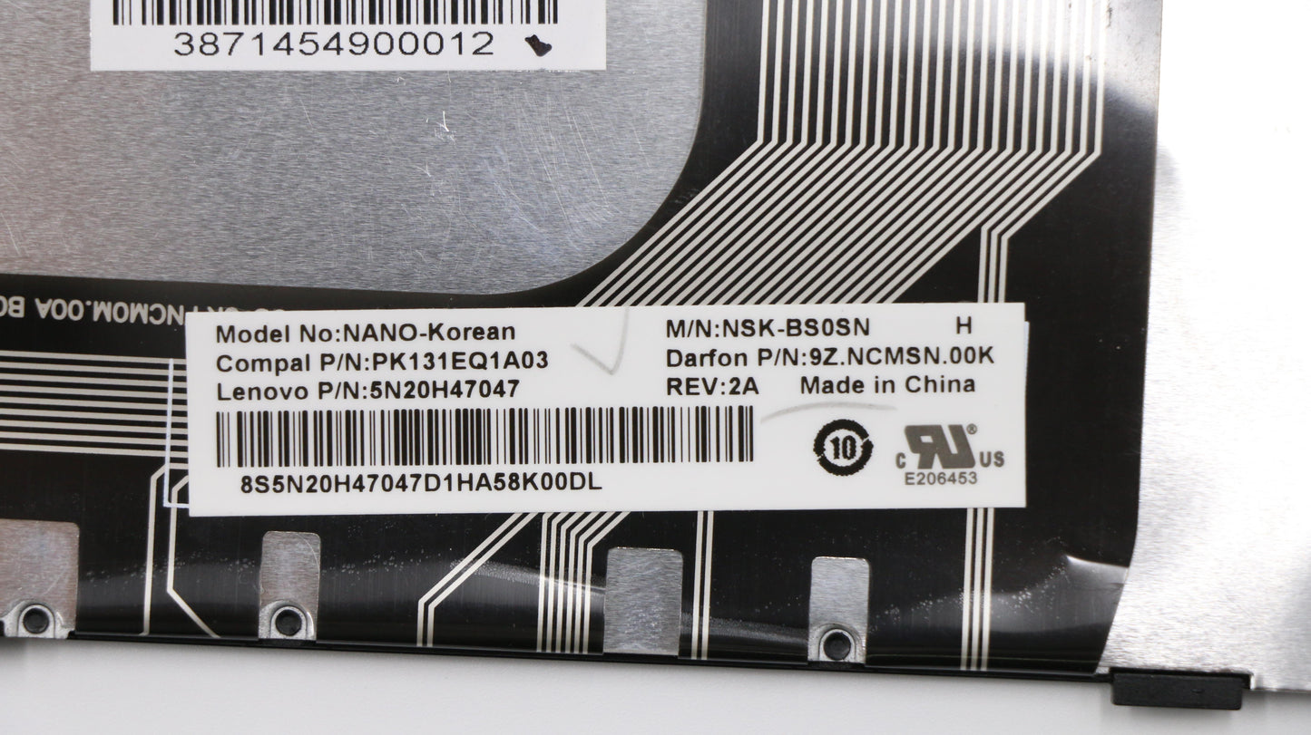 Lenovo Ki Keyboards Internal - 5N20J30792