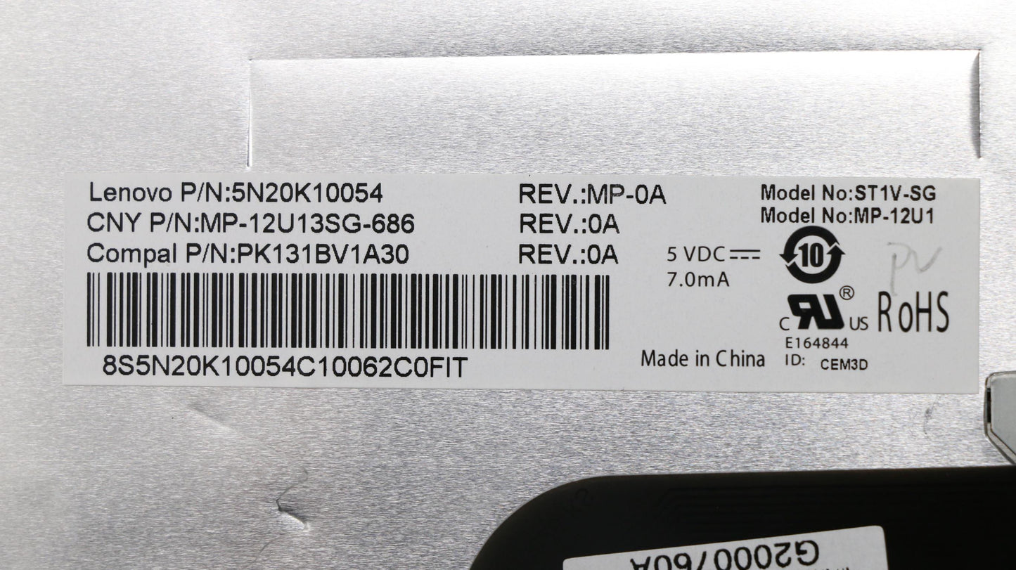 Lenovo Ki Keyboards Internal - 5N20K10054
