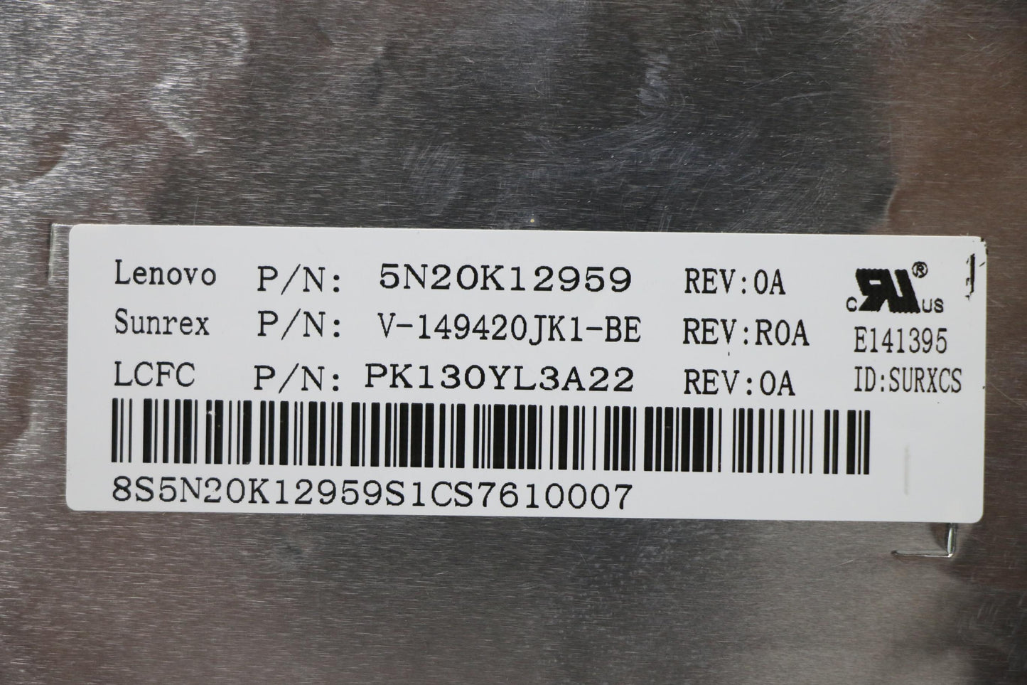 Lenovo Ki Keyboards Internal - 5N20K12959