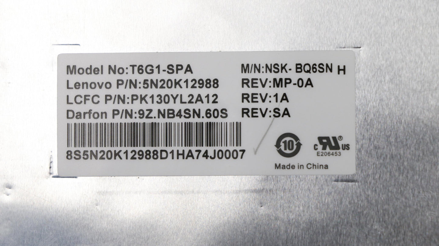 Lenovo Ki Keyboards Internal - 5N20K12988