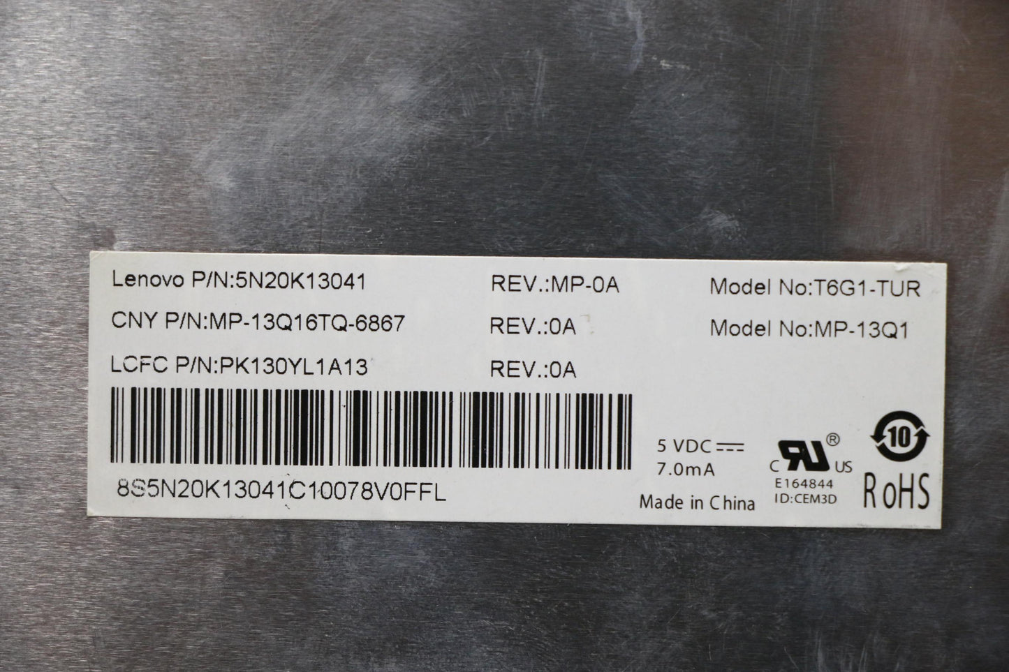 Lenovo Ki Keyboards Internal - 5N20K13041