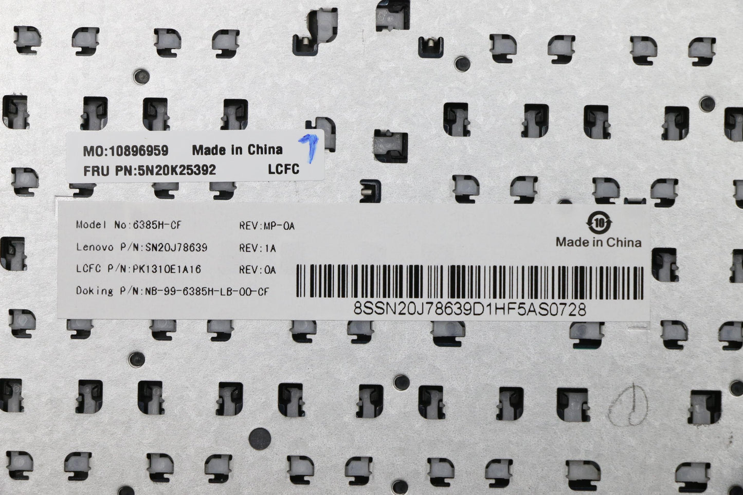 Lenovo Ki Keyboards Internal - 5N20K25392