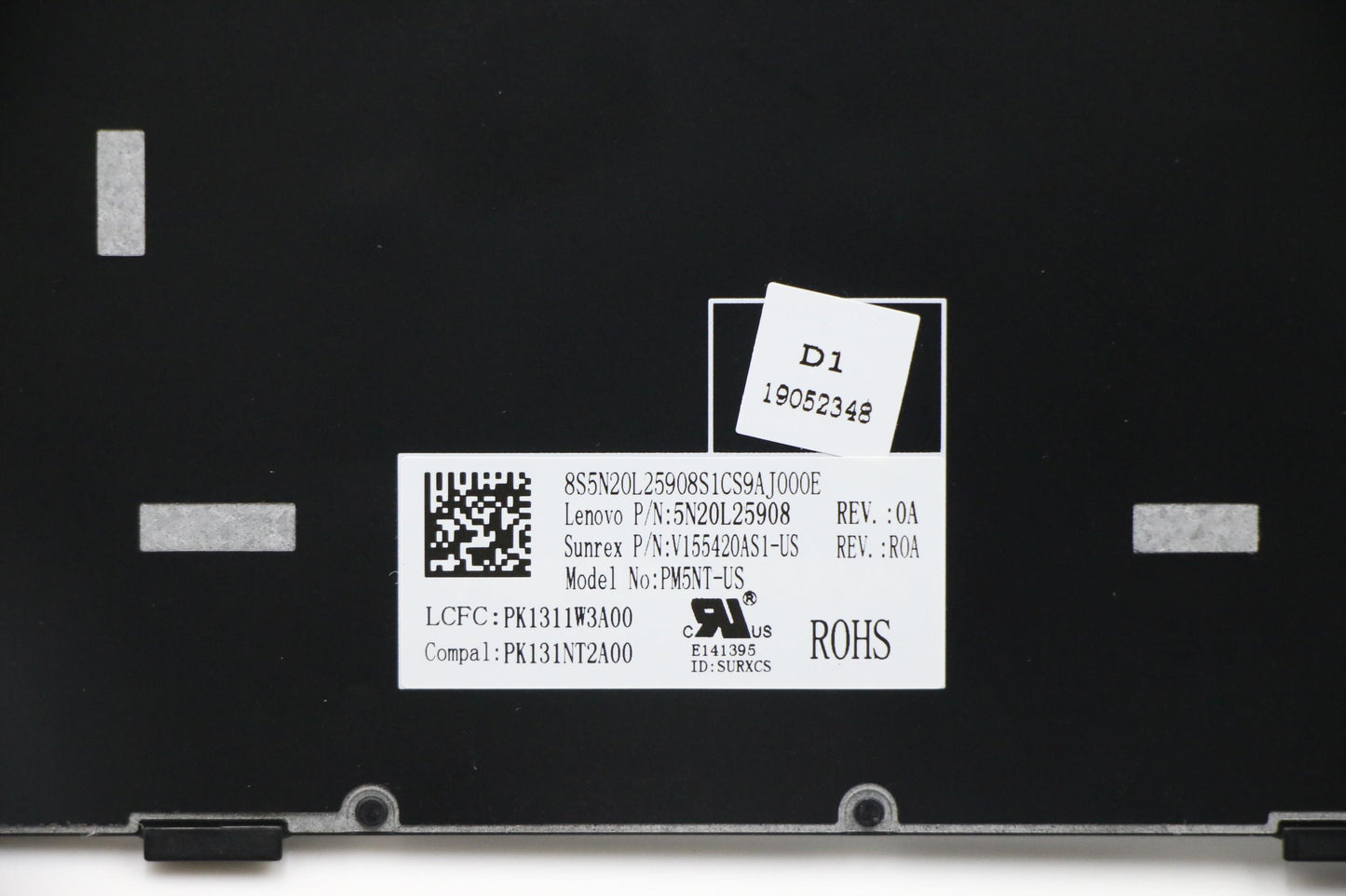 Lenovo Laptop Keyboard - 5N20L25908