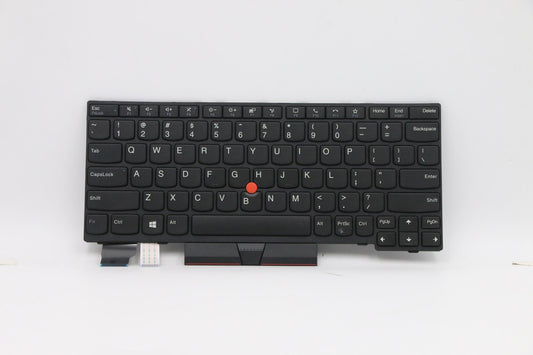 Lenovo Internal Keyboard, USA English, Black, Non-Backlit - 5N20V43001