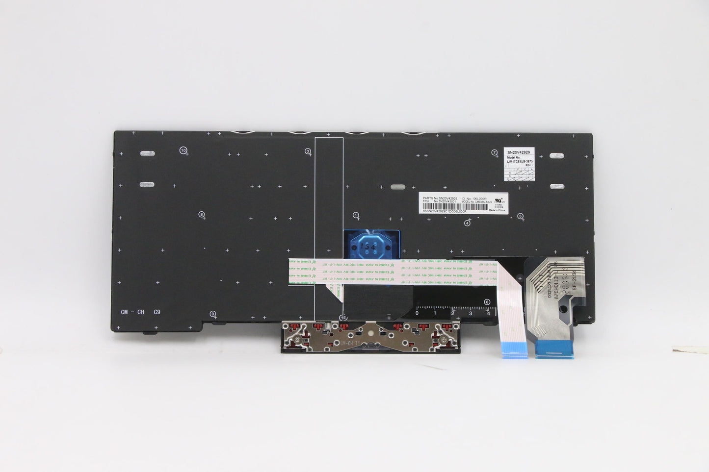 Lenovo Internal Keyboard, USA English, Black, Non-Backlit - 5N20V43001