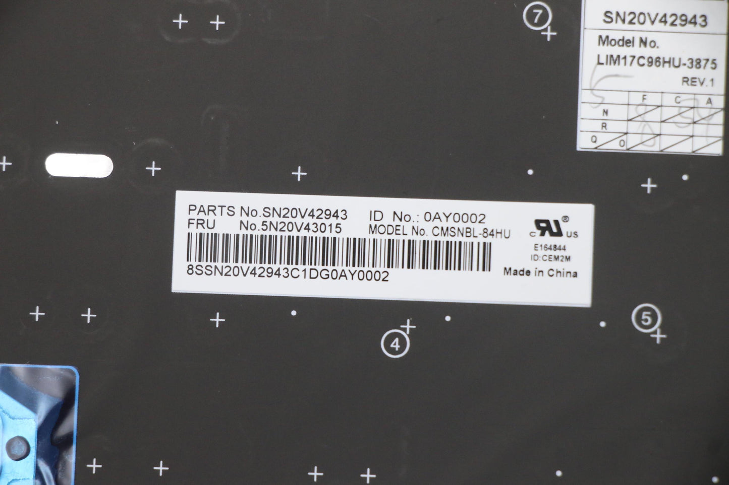 Lenovo Cmsk-Cs20,Bk-Nbl,Chy,Hun - 5N20V43015