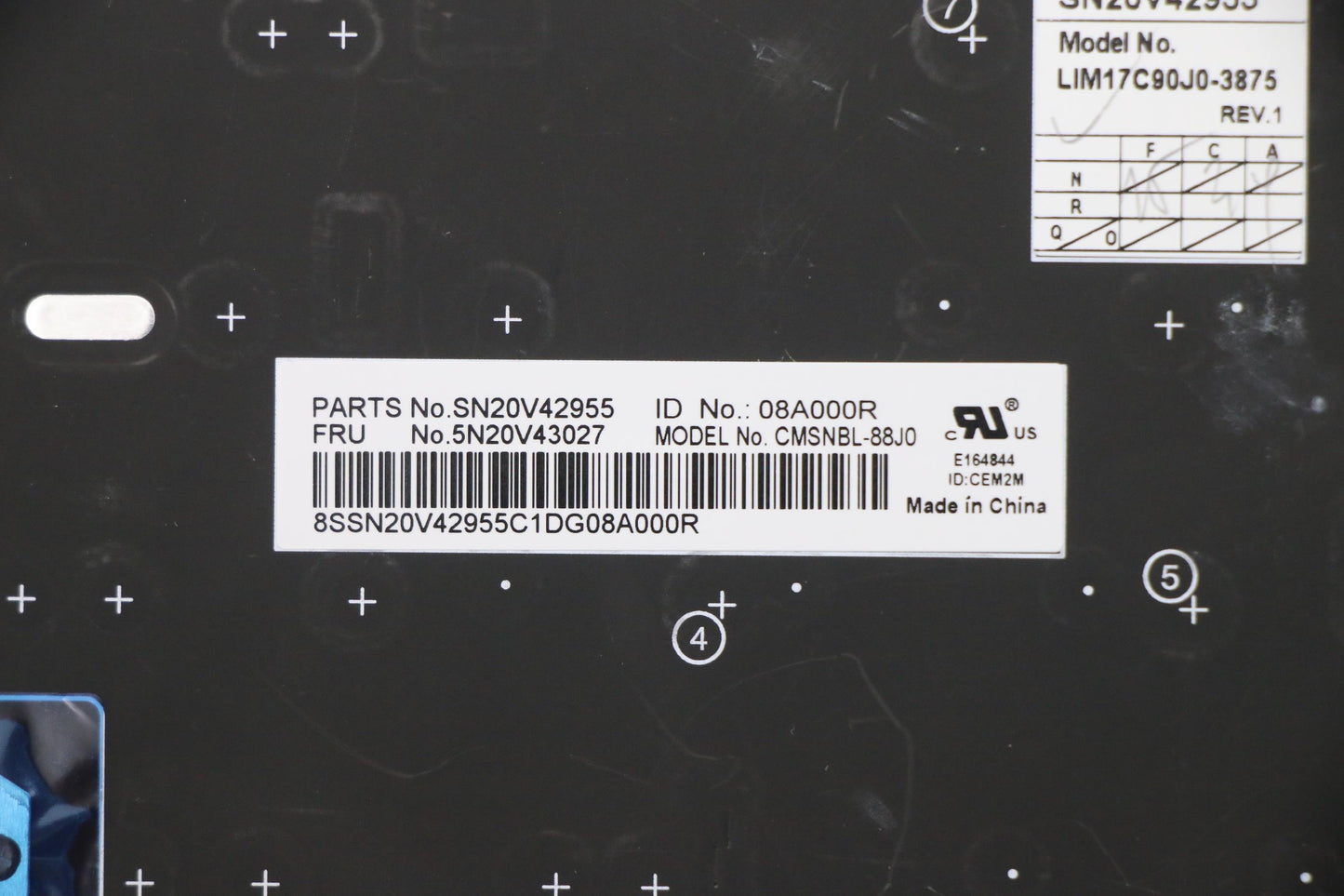 Lenovo Cmsk-Cs20,Bk-Nbl,Chy,Jpn - 5N20V43027