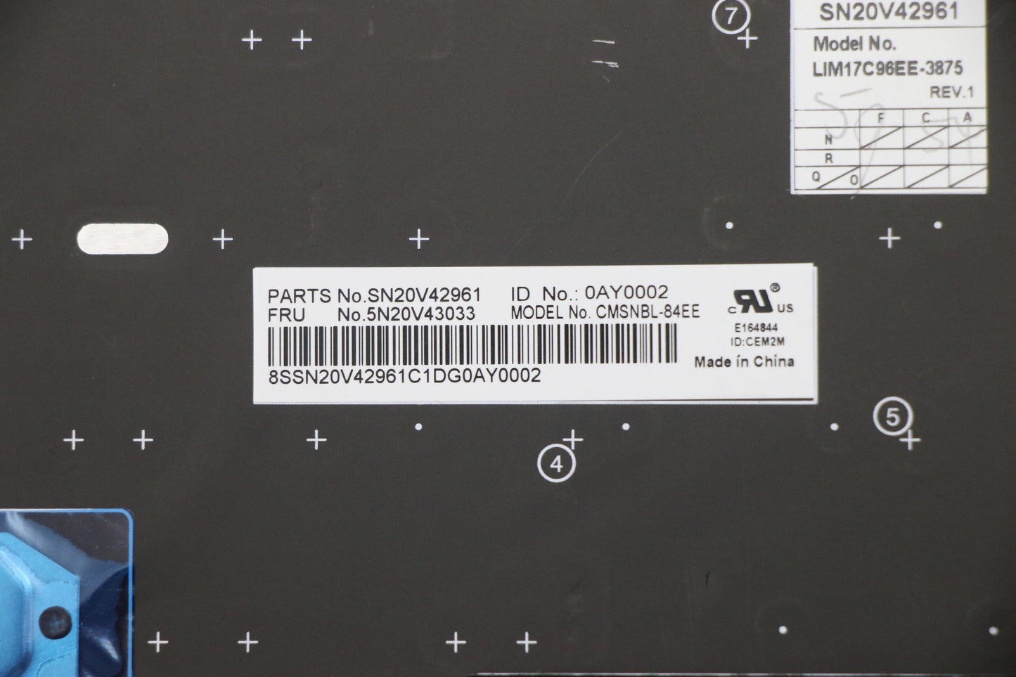 Lenovo Cmsk-Cs20,Bk-Nbl,Chy,Est - 5N20V43033