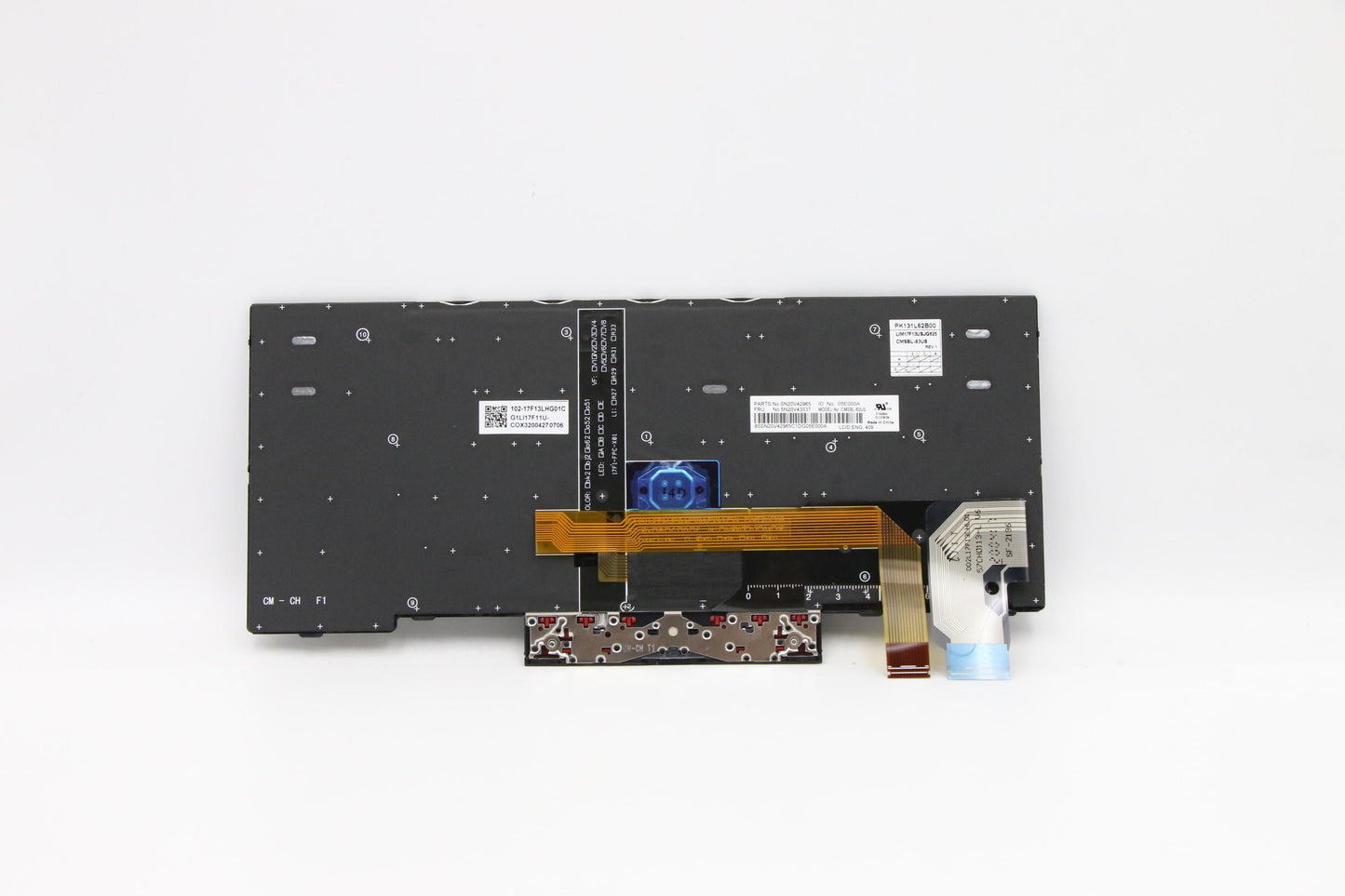 Lenovo USA English Black Backlit Internal Keyboard - 5N20V43037