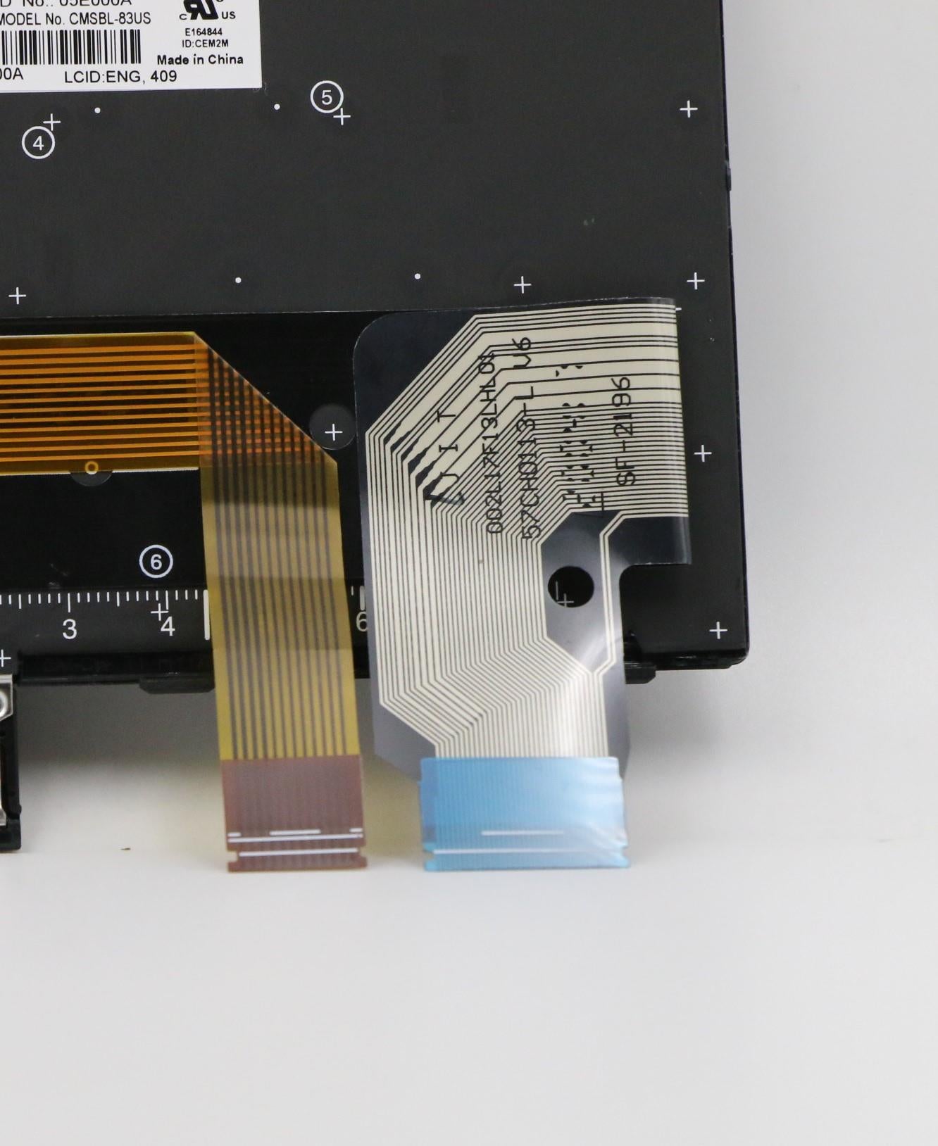 Lenovo USA English Black Backlit Internal Keyboard - 5N20V43037