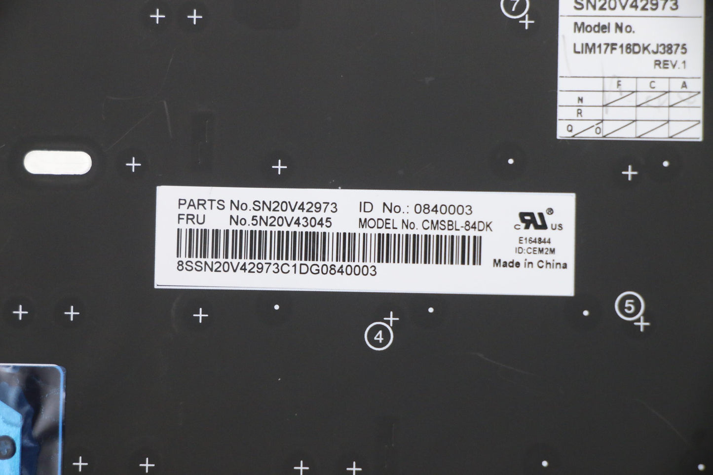 Lenovo Cmsk-Cs20,Bk-Bl,Chy,Den - 5N20V43045
