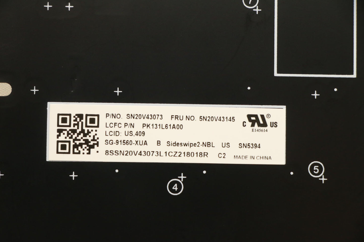Lenovo Cmsk-Cs20,Bk-Nbl,Ltn,Eng - 5N20V43145