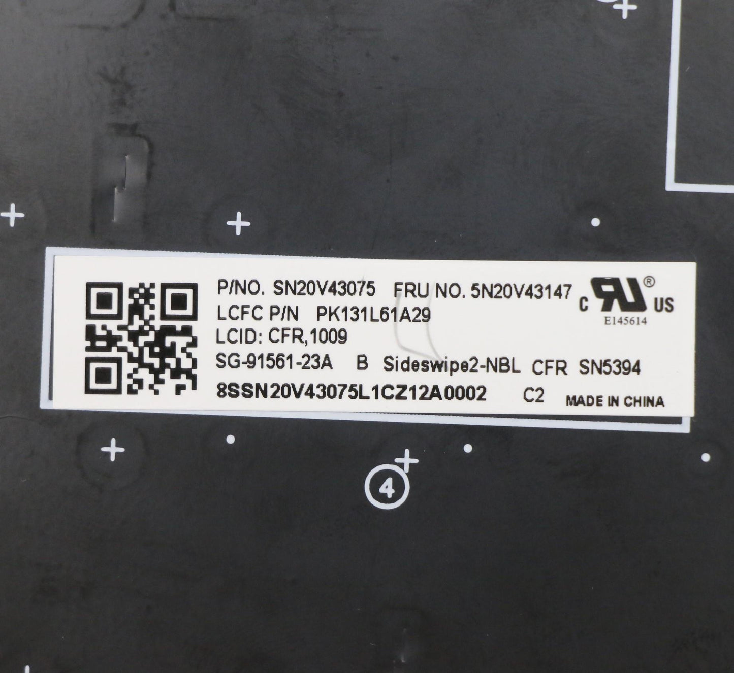 Lenovo Cmsk-Cs20,Bk-Nbl,Ltn,058 Fra - 5N20V43147