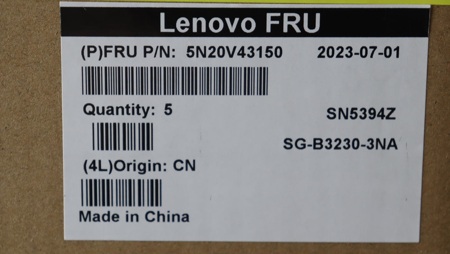 Lenovo Cmsk-Cs20,Bk-Nbl,Ltn,Ara - 5N20V43150