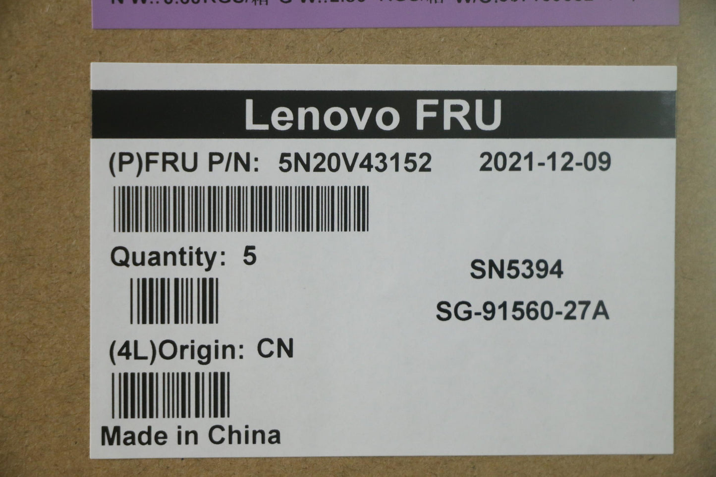 Lenovo Cmsk-Cs20,Bk-Nbl,Ltn,Bul - 5N20V43152