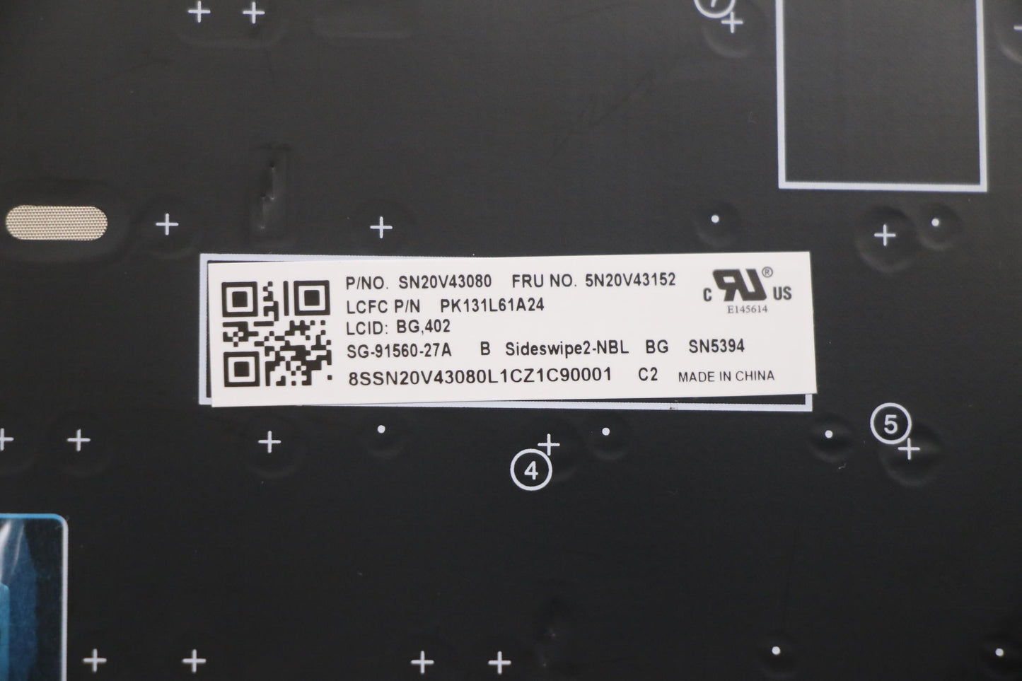 Lenovo Cmsk-Cs20,Bk-Nbl,Ltn,Bul - 5N20V43152