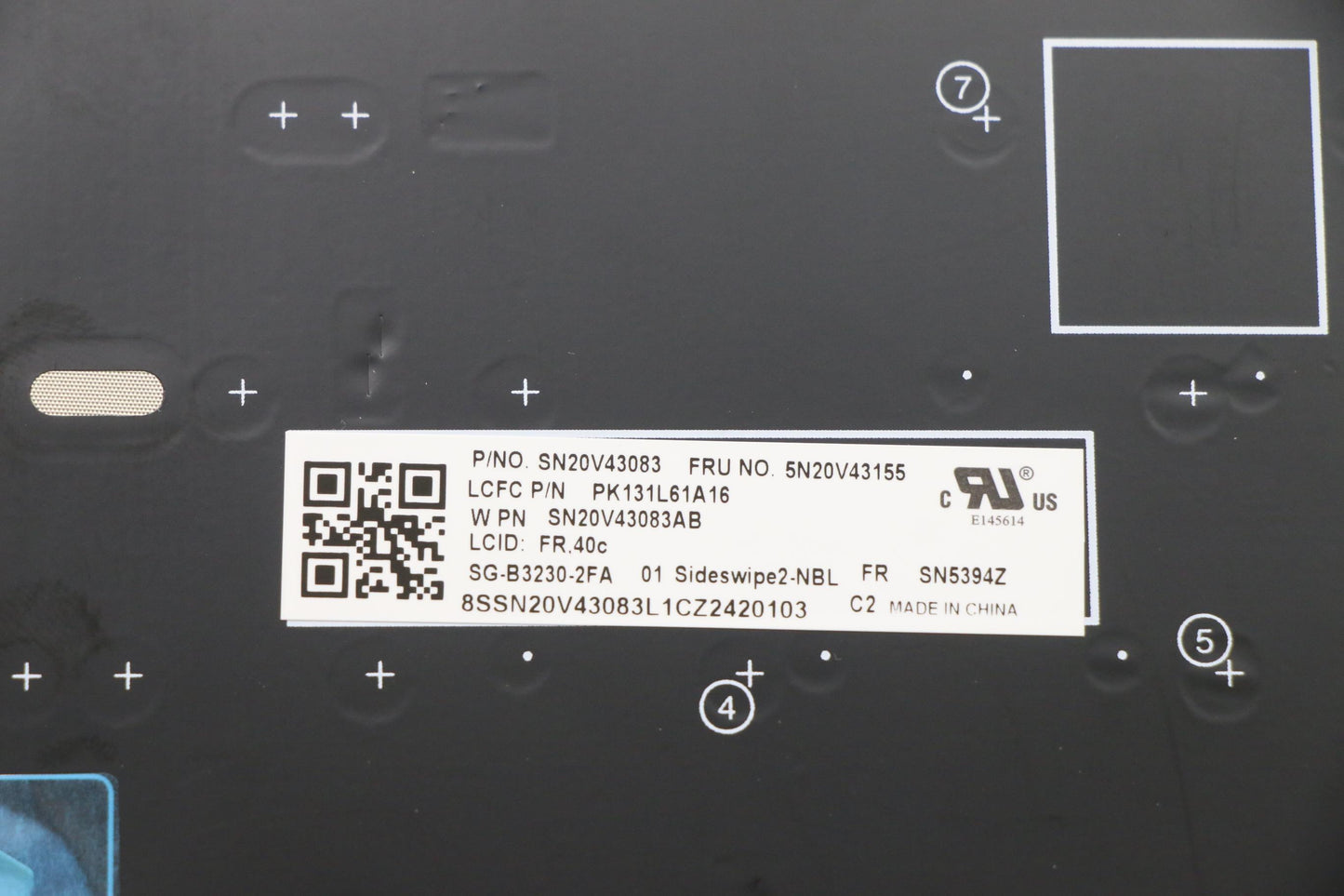 Lenovo Cmsk-Cs20,Bk-Nbl,Ltn,Fra - 5N20V43155