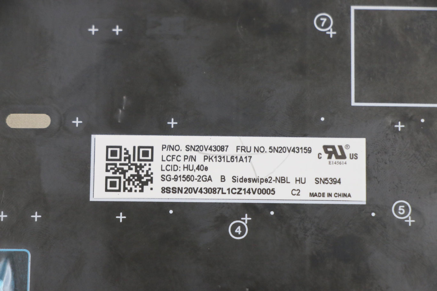 Lenovo Cmsk-Cs20,Bk-Nbl,Ltn,Hun - 5N20V43159