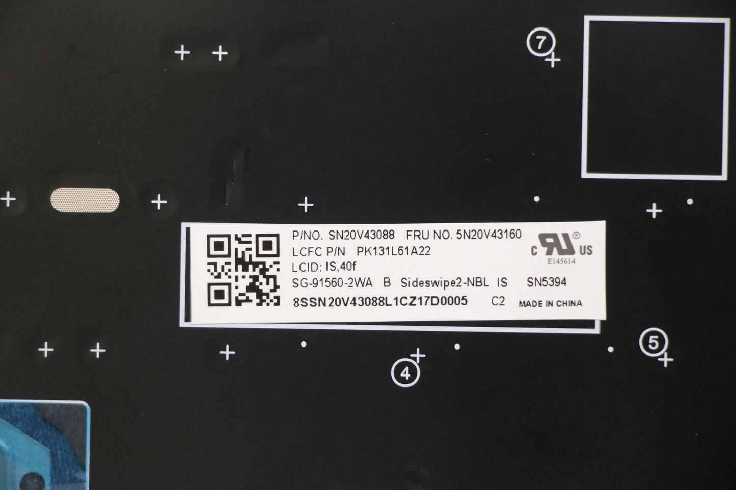 Lenovo Cmsk-Cs20,Bk-Nbl,Ltn,Ild - 5N20V43160