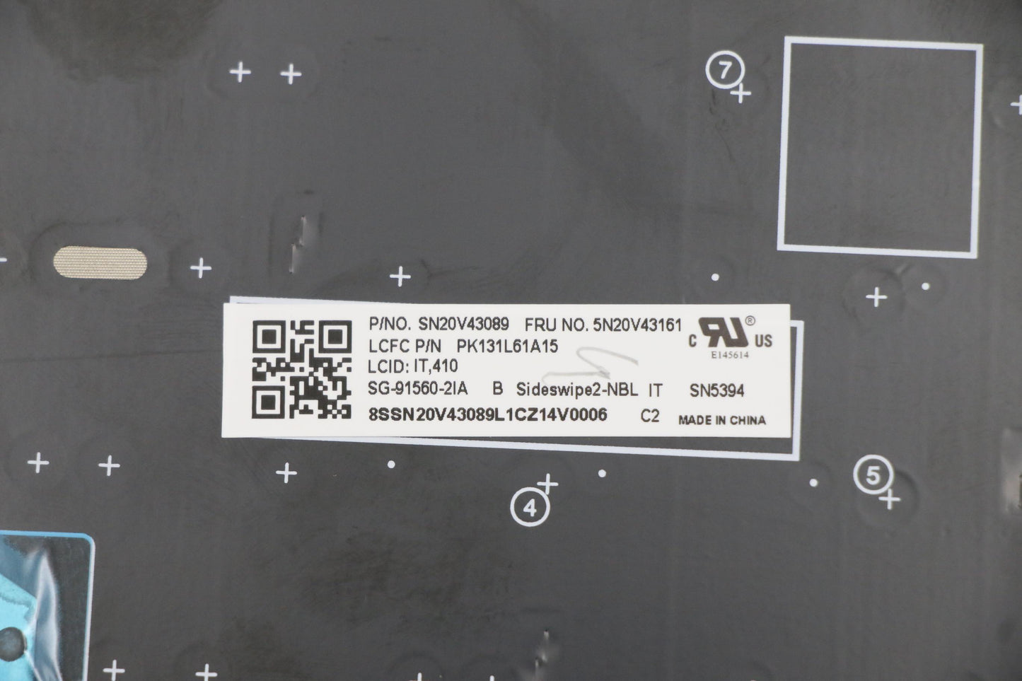 Lenovo Cmsk-Cs20,Bk-Nbl,Ltn,Ita - 5N20V43161