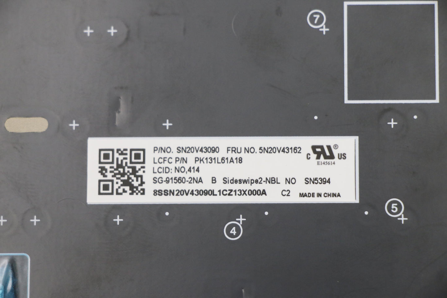 Lenovo Cmsk-Cs20,Bk-Nbl,Ltn,Nor - 5N20V43162
