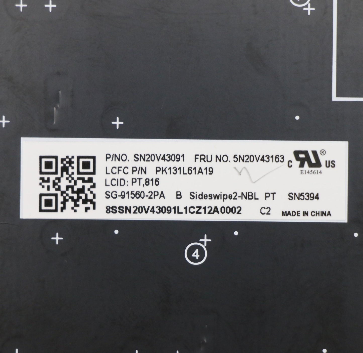 Lenovo Cmsk-Cs20,Bk-Nbl,Ltn,Por - 5N20V43163