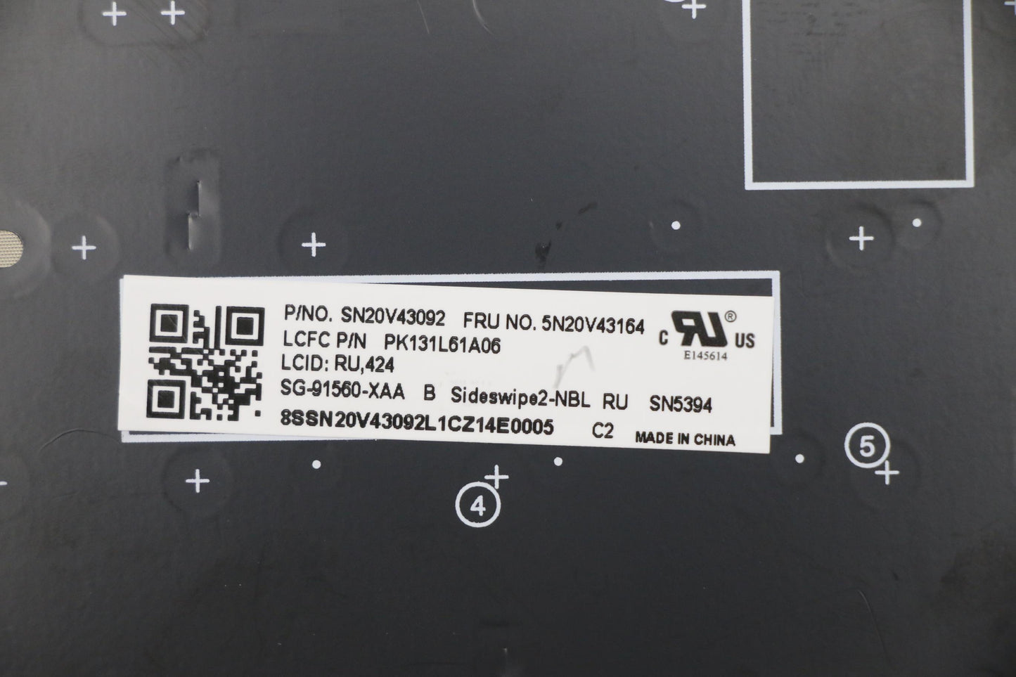 Lenovo Cmsk-Cs20,Bk-Nbl,Ltn,Rus - 5N20V43164
