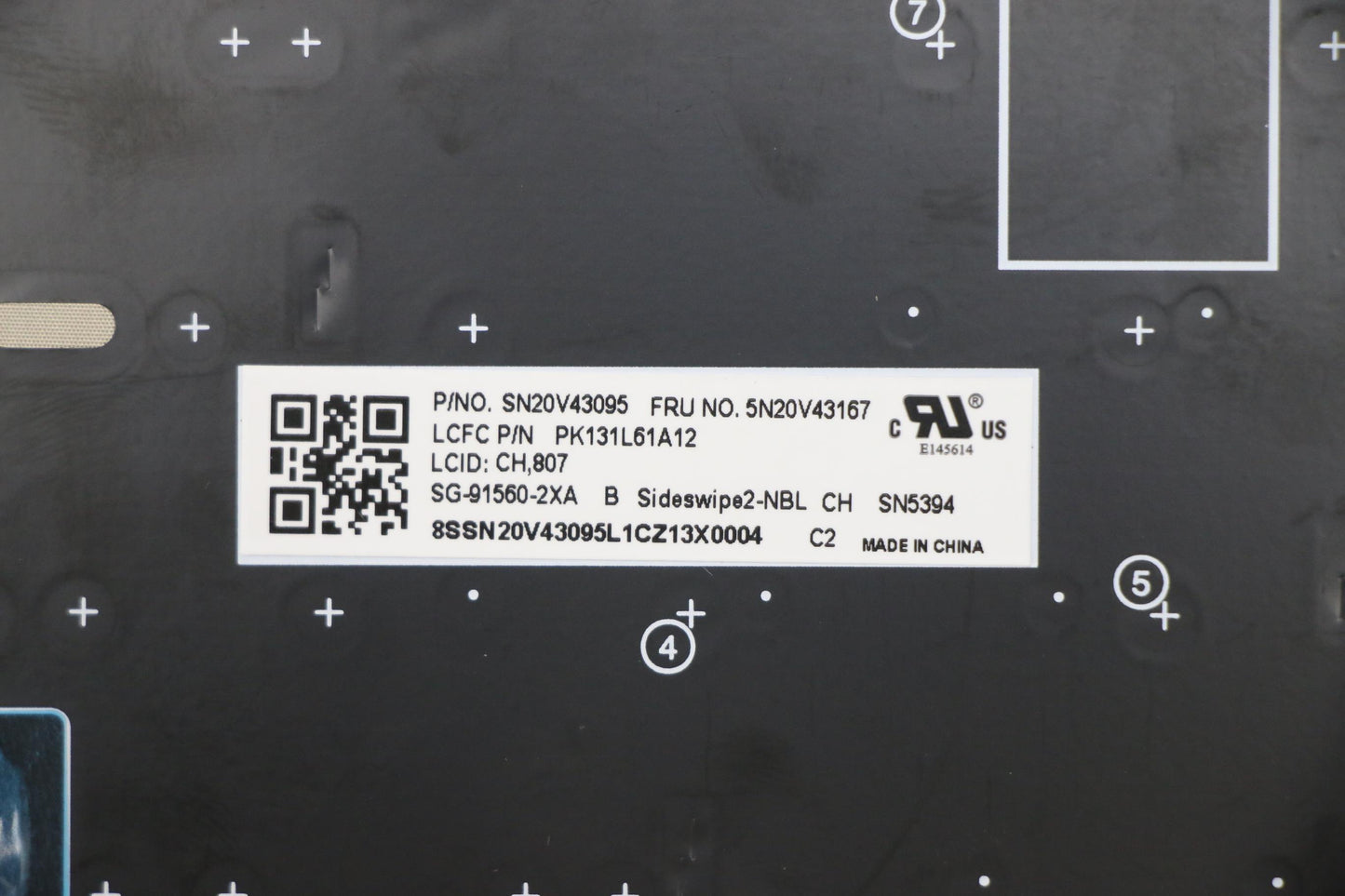 Lenovo Cmsk-Cs20,Bk-Nbl,Ltn,Sws - 5N20V43167