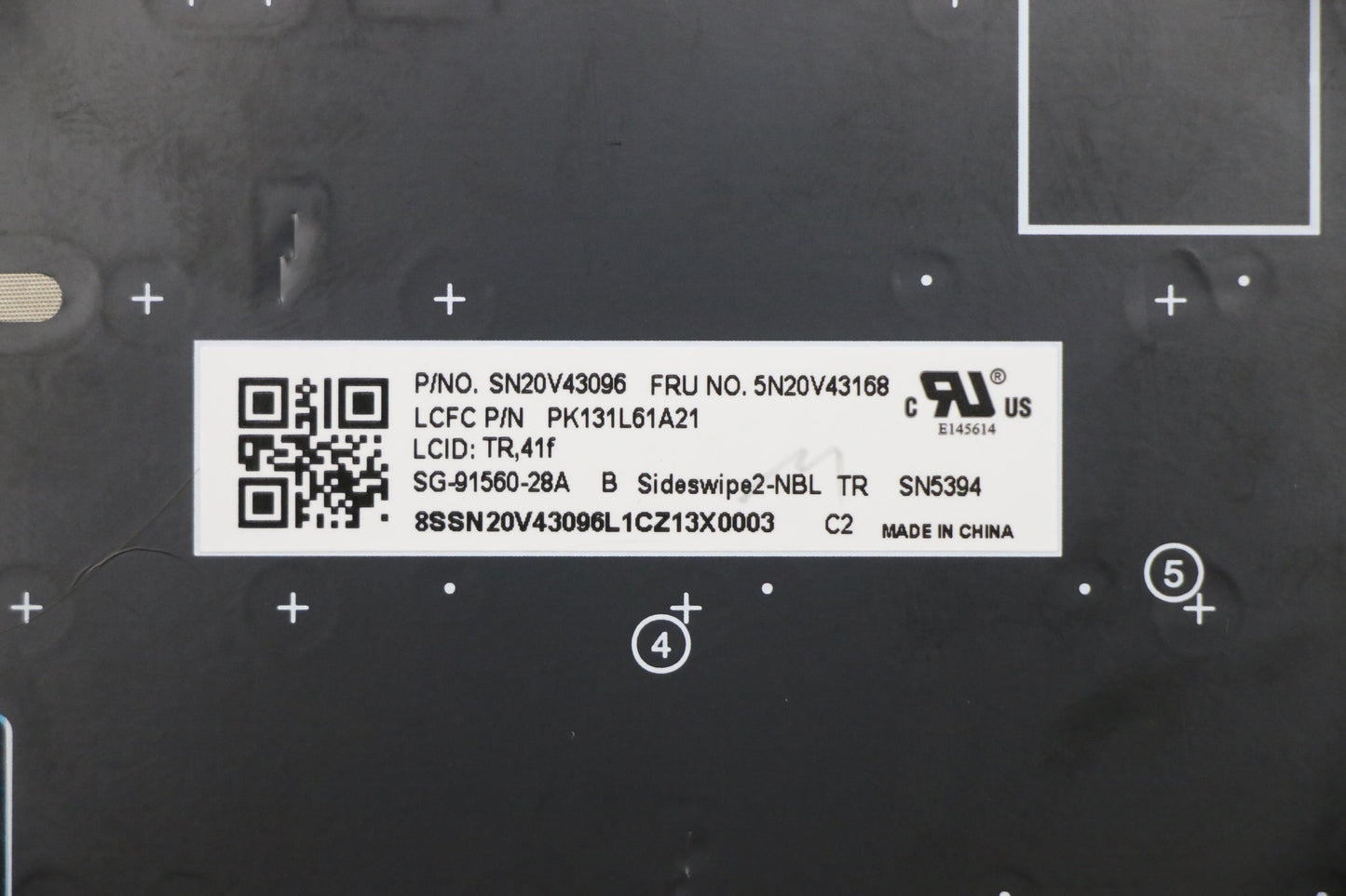 Lenovo Cmsk-Cs20,Bk-Nbl,Ltn,Tur - 5N20V43168