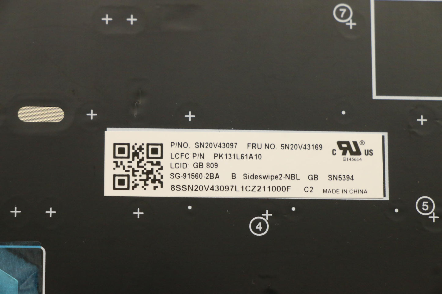 Lenovo Cmsk-Cs20,Bk-Nbl,Ltn,Uke - 5N20V43169
