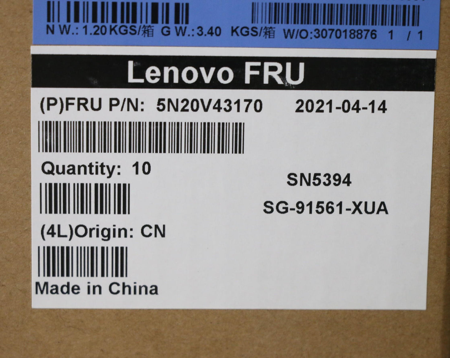 Lenovo Cmsk-Cs20,Bk-Nbl,Ltn,Euro Eng - 5N20V43170