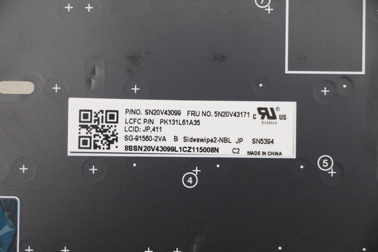 Lenovo Cmsk-Cs20,Bk-Nbl,Ltn,Jpn - 5N20V43171