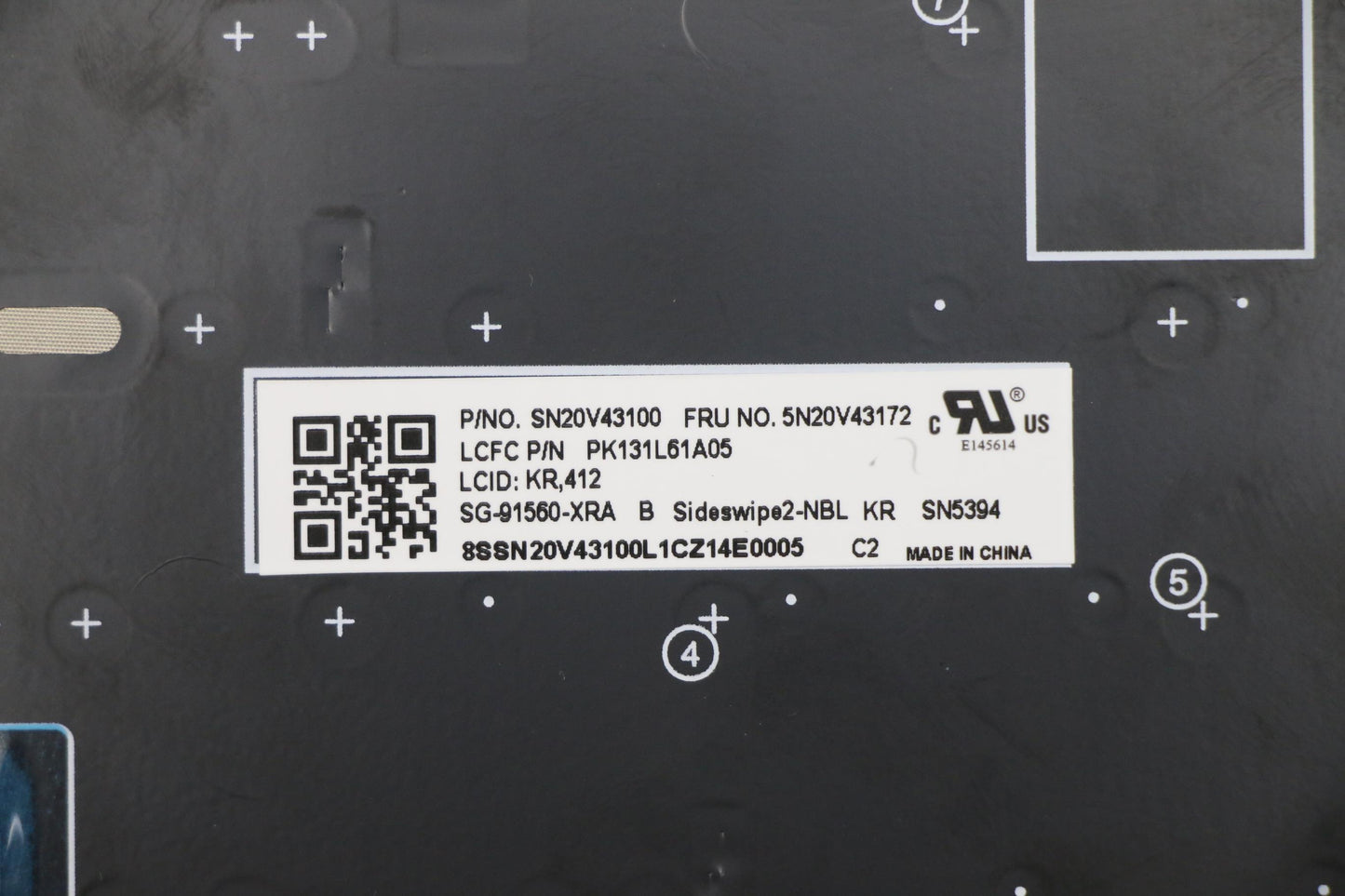 Lenovo Cmsk-Cs20,Bk-Nbl,Ltn,Kor - 5N20V43172