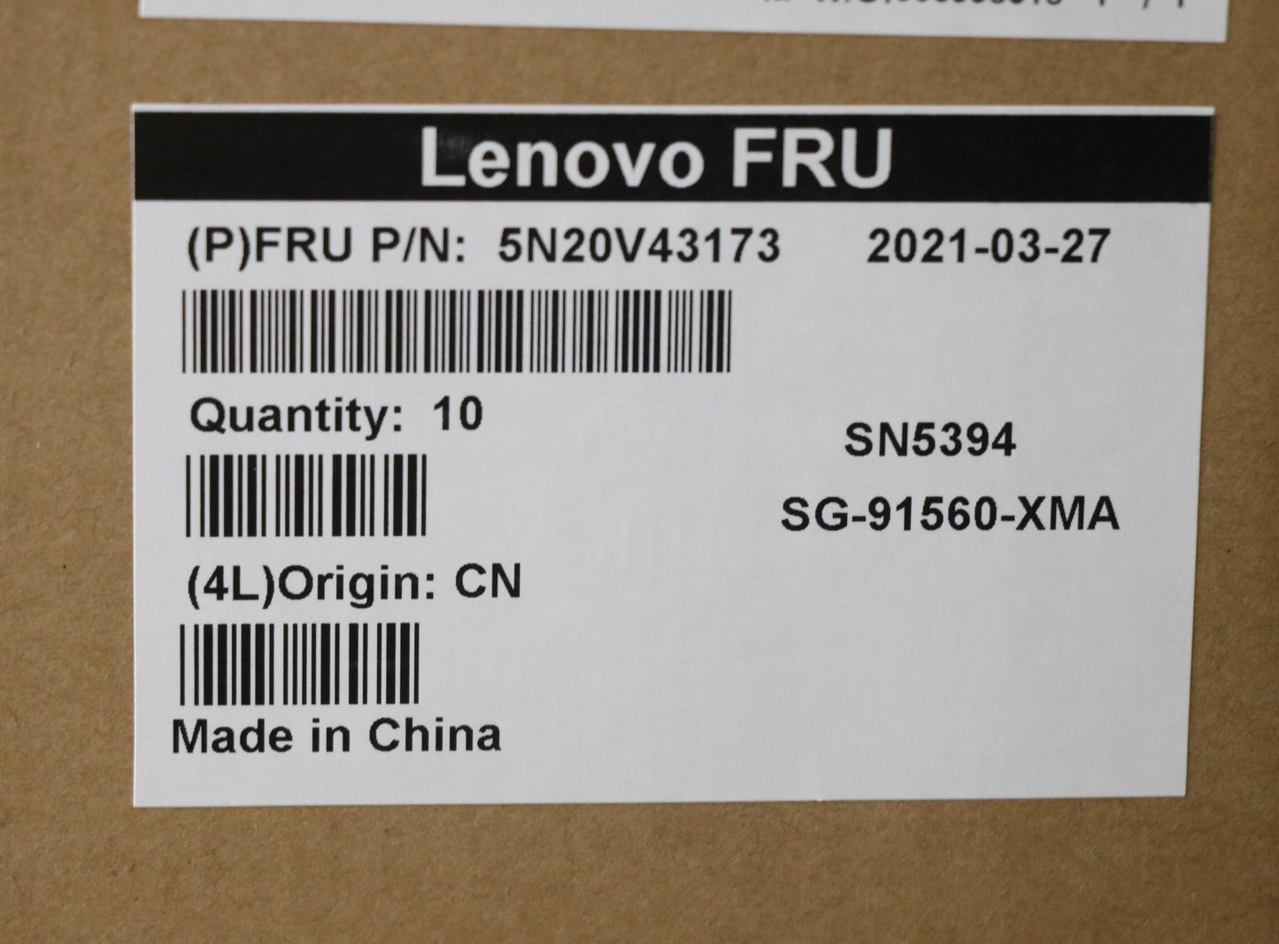 Lenovo Cmsk-Cs20,Bk-Nbl,Ltn,Tc - 5N20V43173