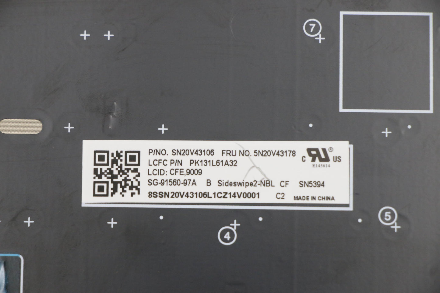 Lenovo Cmsk-Cs20,Bk-Nbl,Ltn,Fra/Eng - 5N20V43178