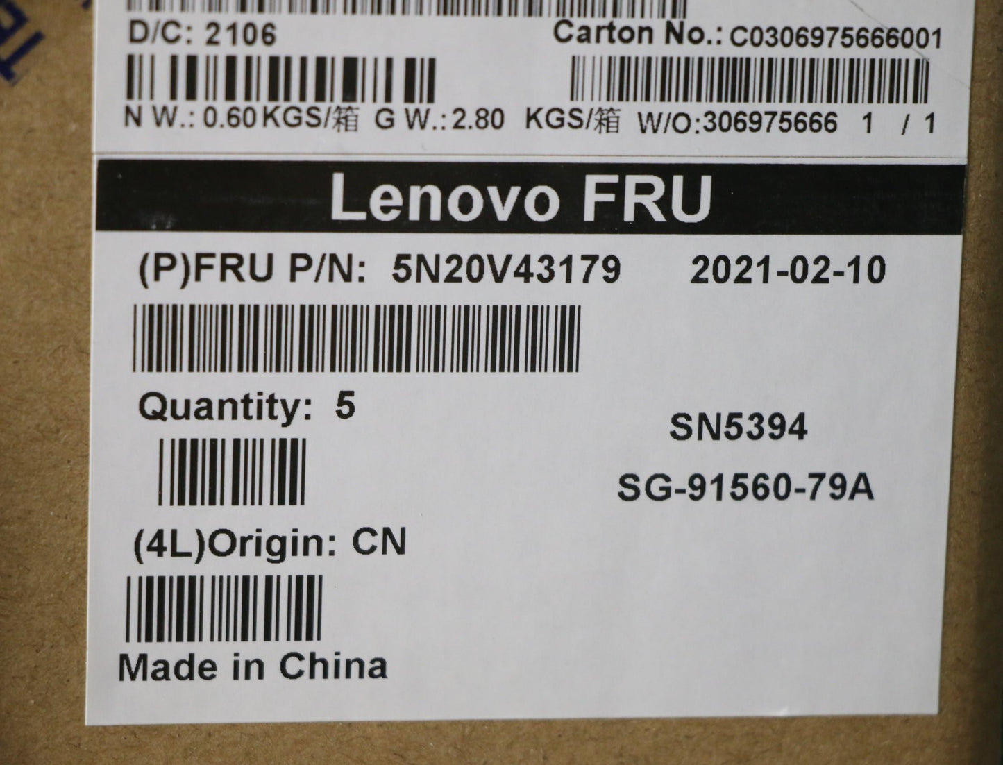Lenovo Cmsk-Cs20,Bk-Nbl,Ltn,Nordic - 5N20V43179