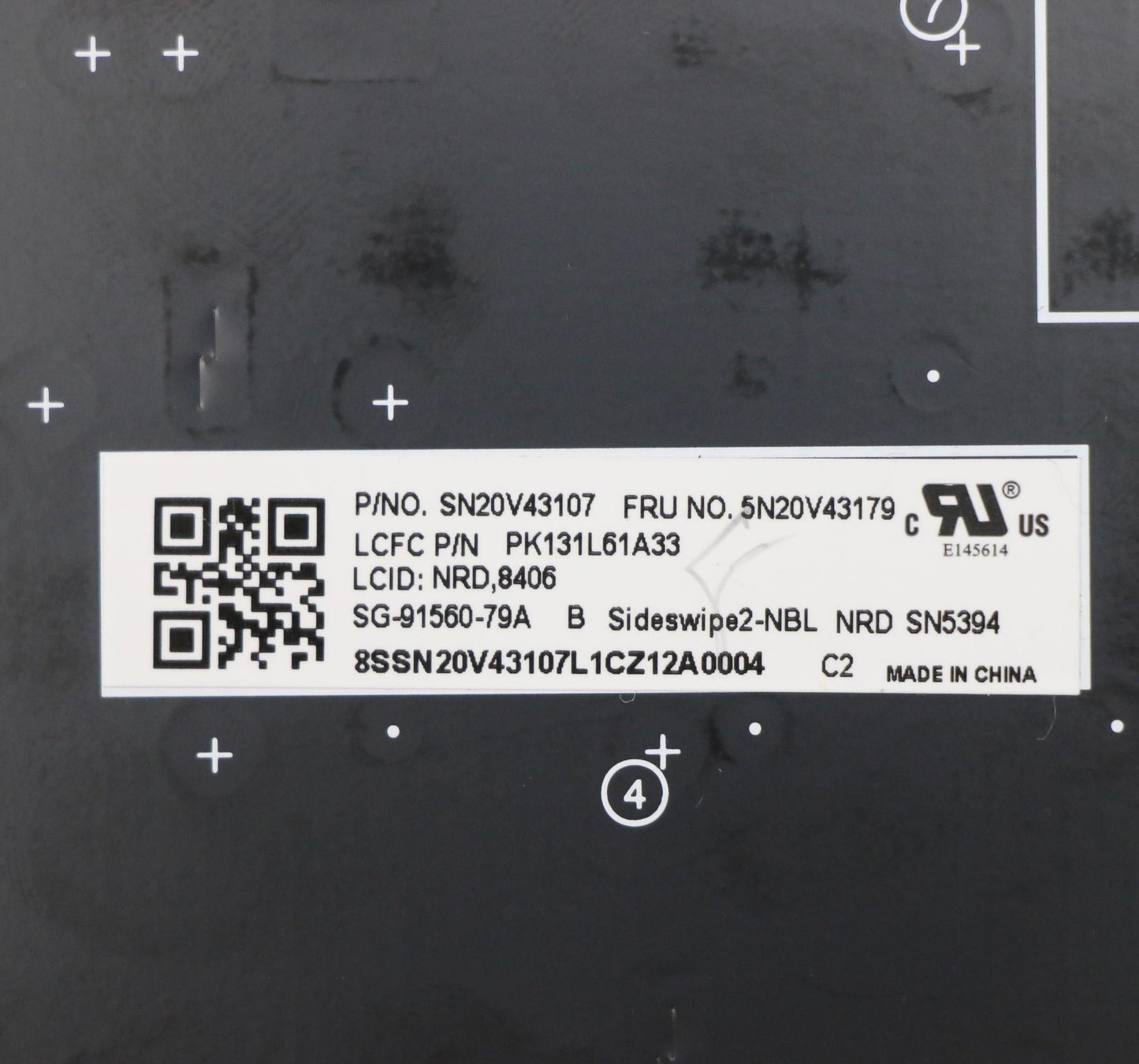 Lenovo Cmsk-Cs20,Bk-Nbl,Ltn,Nordic - 5N20V43179