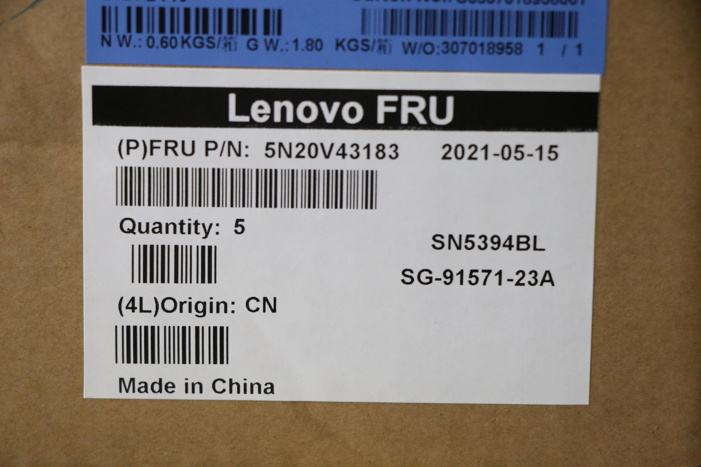 Lenovo Cmsk-Cs20,Bk-Bl,Ltn,058 Fra - 5N20V43183
