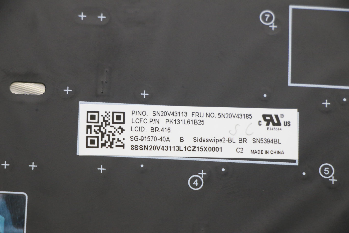 Lenovo Cmsk-Cs20,Bk-Bl,Ltn,Brl - 5N20V43185