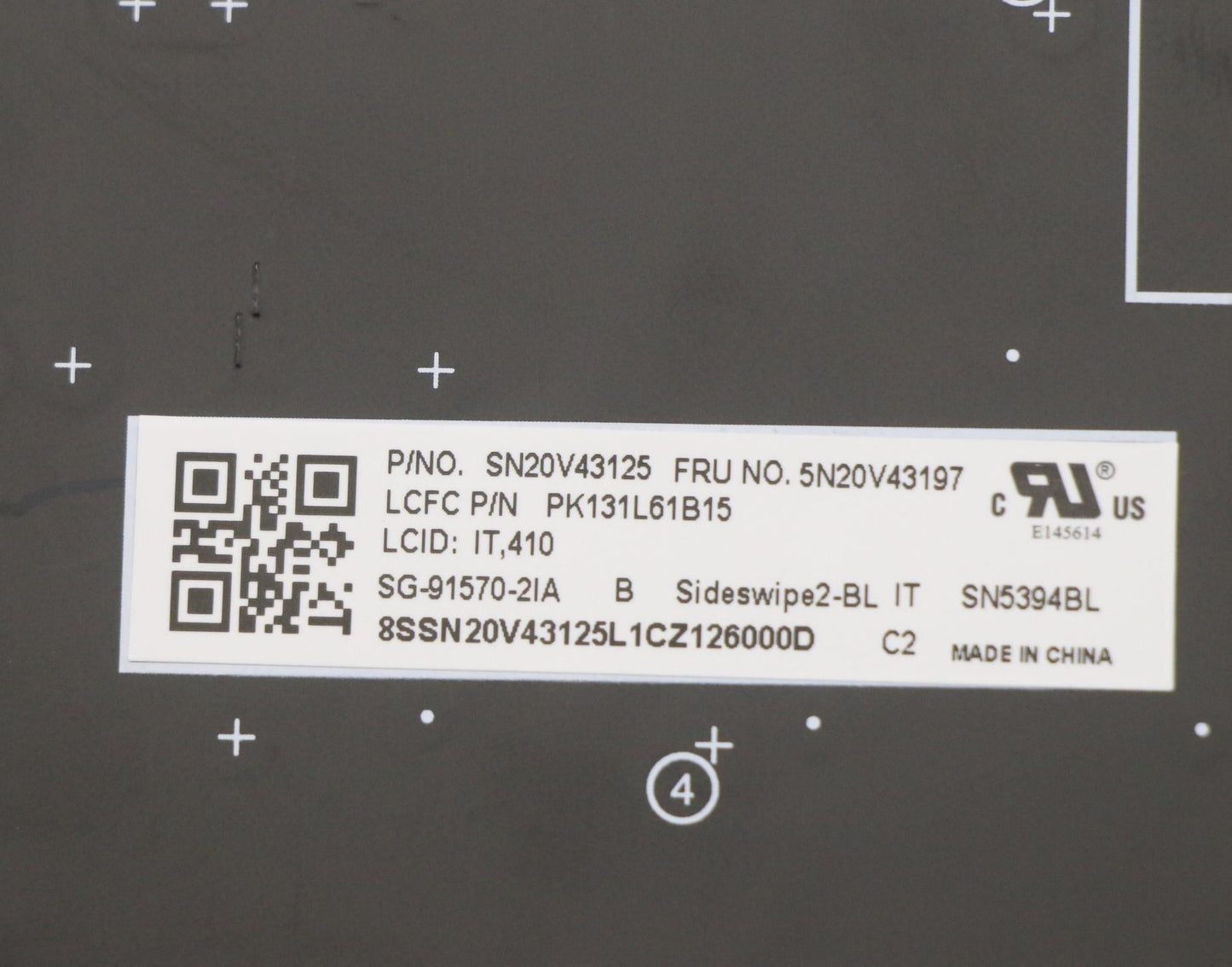 Lenovo Cmsk-Cs20,Bk-Bl,Ltn,Ita - 5N20V43197