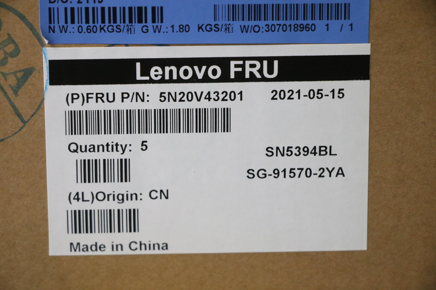 Lenovo Cmsk-Cs20,Bk-Bl,Ltn,Slv - 5N20V43201