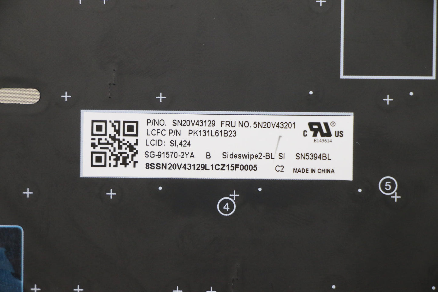 Lenovo Cmsk-Cs20,Bk-Bl,Ltn,Slv - 5N20V43201