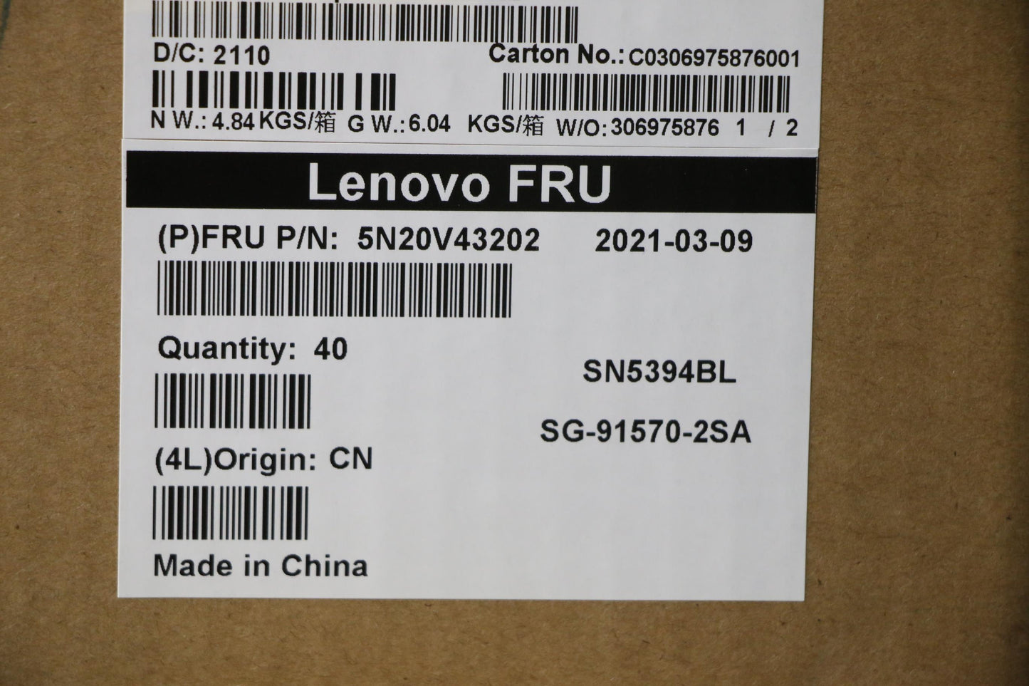 Lenovo Cmsk-Cs20,Bk-Bl,Ltn,Swe/Fin - 5N20V43202