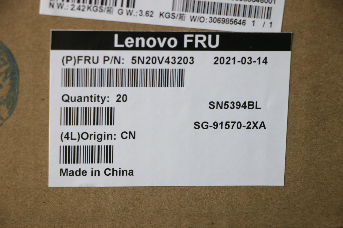 Lenovo Cmsk-Cs20,Bk-Bl,Ltn,Sws - 5N20V43203