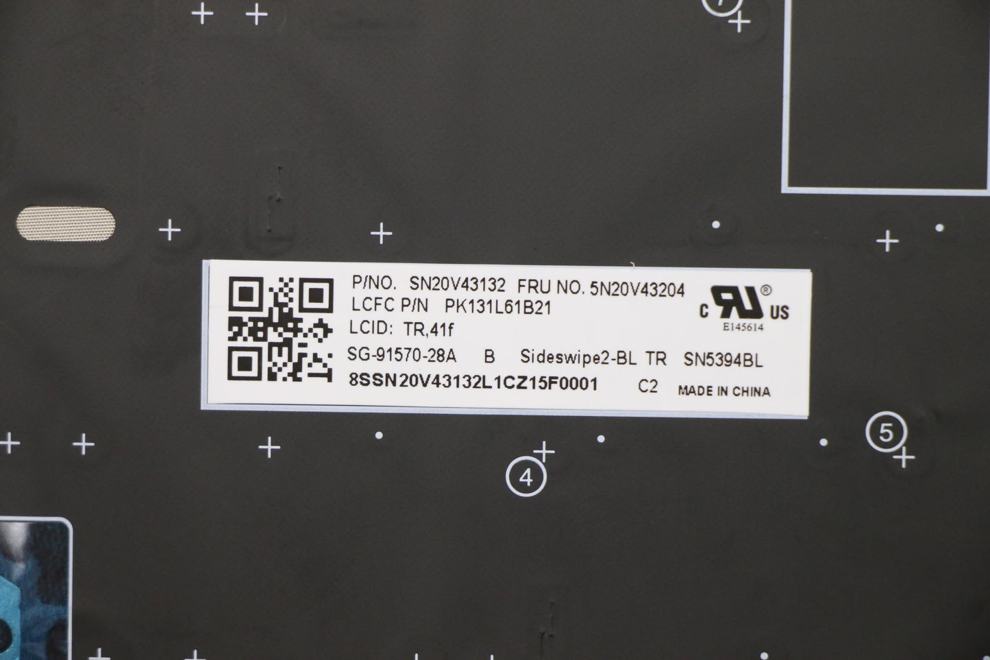 Lenovo Cmsk-Cs20,Bk-Bl,Ltn,Tur - 5N20V43204