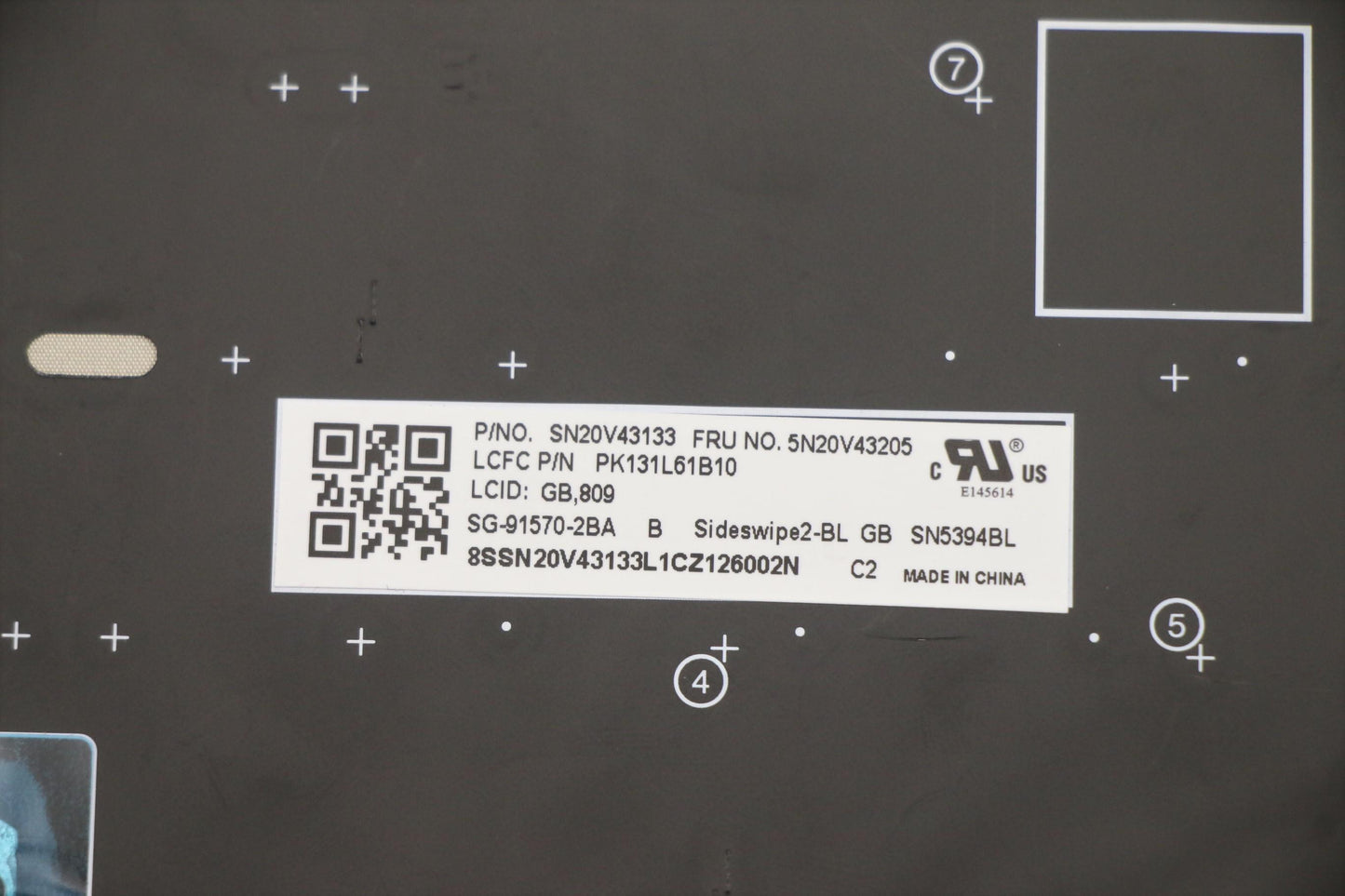 Lenovo Cmsk-Cs20,Bk-Bl,Ltn,Uke - 5N20V43205