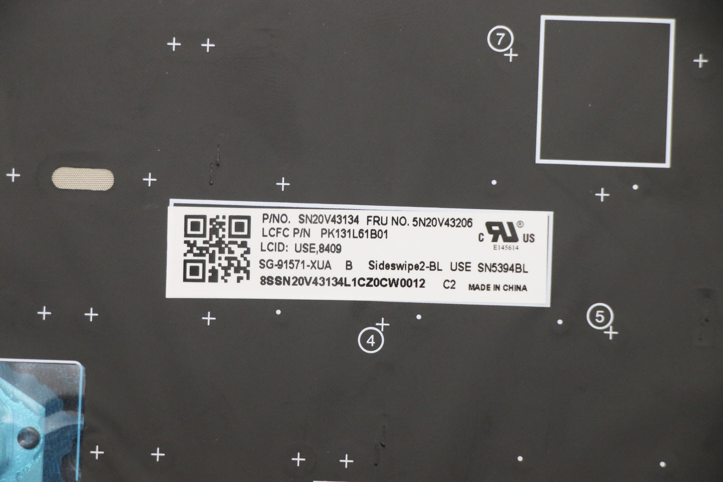 Lenovo Cmsk-Cs20,Bk-Bl,Ltn,Euro Eng - 5N20V43206